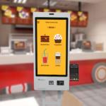 Self Ordering Ticket Dispensing Machine Barcode Scanner Kfc Self Service Kiosk