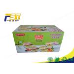 Custom CMYK Printed Colored Corrugated Shipping Boxes Food Paper Material for sale