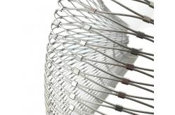 China Diamond Flexible Stainless Steel Wire Rope Cable Mesh Zoo Mesh supplier