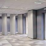 Myanmar Aluminium Door Movable Partition Walls Channel And Roller For Mall for sale