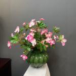 Artificial flowers, begonia, hydrangea, light luxury artificial flowers, home interior coffee table, dining table, landscape ornaments, display and flower art decoration for sale