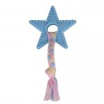 Chewers TPR Cotton Rope Pet Star Toy Bite Resistant Training Molar Tooth Cleaning Toy for sale