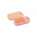 Plastic Orange Perfume Spray Atomizer With Rubber Case Credit Card
