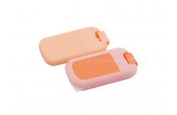 China Plastic Orange Perfume Spray Atomizer With Rubber Case Credit Card supplier