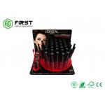 Custom Table Display Box Cosmetic Cardboard PDQ  Counter Display Stand With Holes