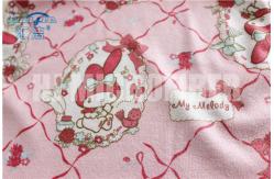 China High water absorption 330gsm 40*40cm printed microfiber cleaning towel supplier