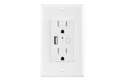 China Home Automation Wifi Controlled Power Outlet 15A 125V supplier