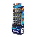 Shavers Pegboard Display Stands Demountable Supermarket Display Shelves With Hooks
