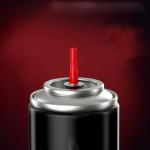 Custom Logo Butane Torch Fill Valve With Adapter Tinplate Mounting Cup