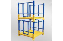 China Foldable Steel Stacking Racks Stackable Storage Racks 1000kgs/level supplier