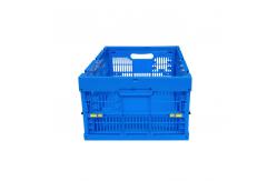 China 600*400*250 mm Virgin PP Plastic Collapsible Crates Solid Bottom Durability supplier