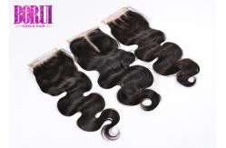 China Body Wave Indian Human Hair Extensions With Lace Closure In Mozambique Soft supplier