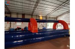 China Commercial Inflatable Water Slide Inflatable Summer Slip Slides With Pool supplier