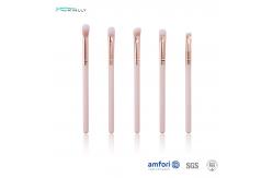 China Soft BSCI Marble Plastic Handle Eyeshadow Brushes 5pcs supplier