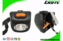 China Digital Screen IP68 Hard Hat Led Lights 8000lux High Brightness Lightweight PC Body supplier