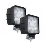 White 2 PCS 40W Spot Beam LED Lights IP67 For Mining for sale