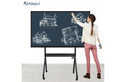 China 65 Inch IR Interactive Whiteboard Teaching Interactive Monitor FCC supplier