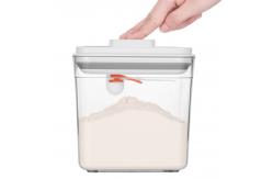 China 1000ml-2300ml Plastic Cereal Containers 7 Piece Airtight Food Storage Container Set supplier