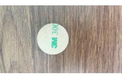 China 0.08 Mm Round Die Cut Adhesive Tape Polyimide 250 Centigrade Resistant supplier