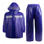Custom Reflective Rain Jacket Women'S Solid Color Fluorescent Hi Vis Rain Gear for sale
