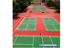 China Antimicrobial All Weather Track Surface Mixed Basketball Court supplier