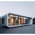 Apple Cabin Prefabricated House Mobile House Waterproof Steel Bedroom Bathroom Hotel for sale
