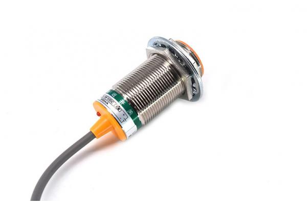 Three Wire Industrial Proximity Switch , Cylinder Proximity Switch Normally Closed