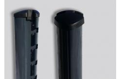 China Garden Security Perimeter Peach Shape Post 1.8m Curved Metal Fence supplier
