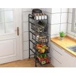 Drawer Type Multi Layer Kitchen Shelf With 4 Tier Shelving Unit for sale