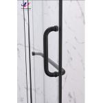6mm Tempered Glass With Modern Black Alum Shower Enclosure Sleek Durable for sale