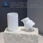 White PP Plastic Airless Pump For Cosmetic Personal Care Packaging Bottle for sale