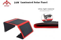 China Camping Laminated Solar Panel 24 W Multi Usage For Low Power Applications supplier