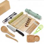 Knife Chopsticks Sushi Rolling Mats , User Guidance Bamboo Sushi Making Kit for sale