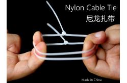 China 8 Series  Pengikat Releasable Nylon Cable Ties 8 * 350 Mm High Endurable supplier