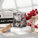 High Quality Wedding Decoration Glass Container Candle Holder Borosilicate Glass Candle for sale