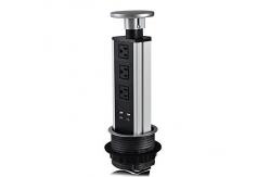 China Pulling Up Pop Up Socket  , 3.5'' Pop Up Kitchen Socket Plastic Structure supplier