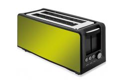 China Rectangle Stainless Steel Bread Toaster 4 Slice Long Toaster supplier
