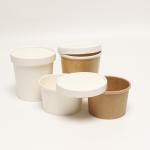 Eco Friendly Soup Paper Cup With Lid 12oz Recyclable Take Away Container for sale