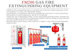 China 6kg FM200 Hfc 227ea Fire Extinguishing System Automatic Hanging For Home supplier