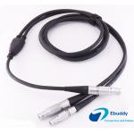Custom Power Cable Lemo 0B 1B 2B FGG To Lemo FGG Style 1 To 2 Cables for sale