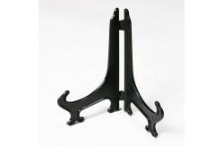 China Black Transparent 8Inch Plastic Plate Display Stand supplier