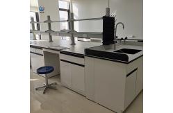 China 75x90cm Biology Lab Furniture , 4 Handles Laboratory Work Benches supplier