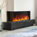 Adjustable Led Lights Indoor Led Electric Fireplace For Modern Living Room Rectangular Shape And Style for sale