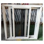 Double Glazed PVC White Sliding Window Tinted Sliding Glass Windows For Balcony for sale