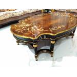 Wholesale Chinese Style Antique Square Gold Tea Table TT-028A for sale
