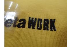 China White Printed Fabric Labels With Silicone Logo For Sports Clothing Patches supplier