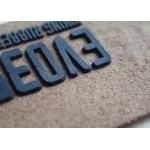 Personalized Logo Garment Leather Patch Custom Embossed Jeans Leather Patch Label for sale