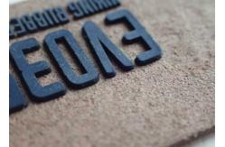 China Personalized Logo Garment Leather Patch Custom Embossed Jeans Leather Patch Label supplier