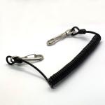 Flexible Scaffolding Spring Loaded  Tool Lanyard with Loop and Hook for sale