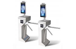 China Access Control  Face Recognition Turnstile With Body Temperature Measurement supplier
